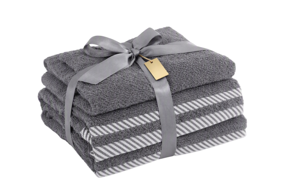 Accent Collection 3-Piece Towel Set - 100% Cotton - Gift Pack